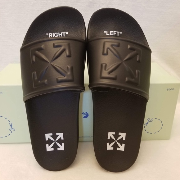 Off-White Arrow Logo Pool Slides